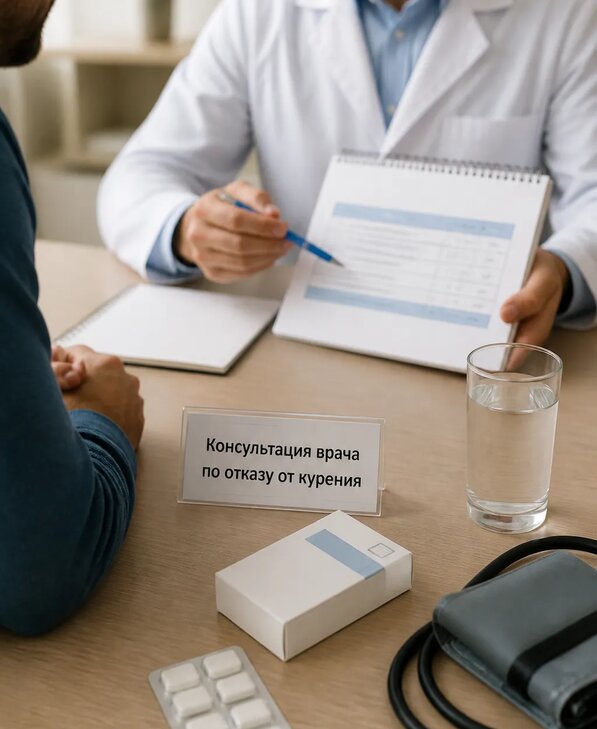 Консультация врача по отказу от курения для взрослых в Краснокамске